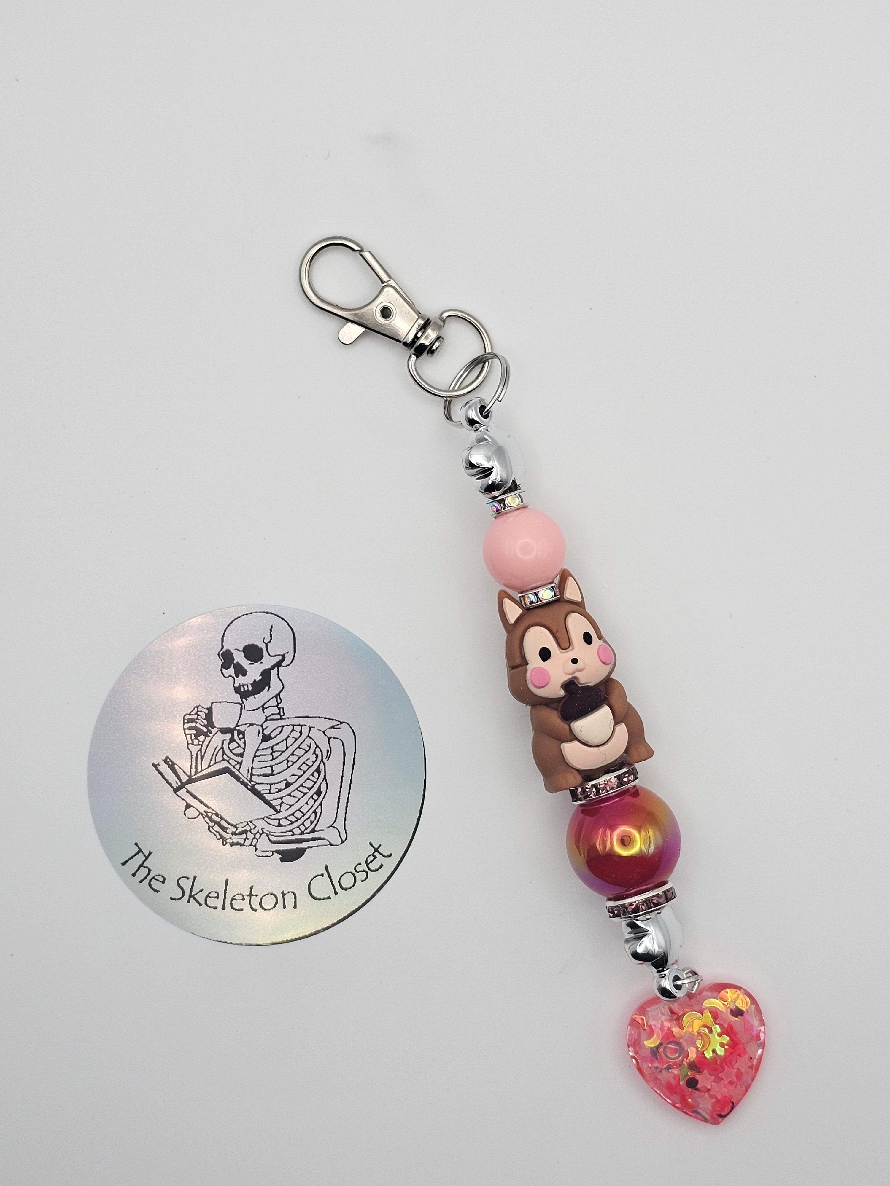 Handmade Character Keychain/ Bag Charm - Squirrel