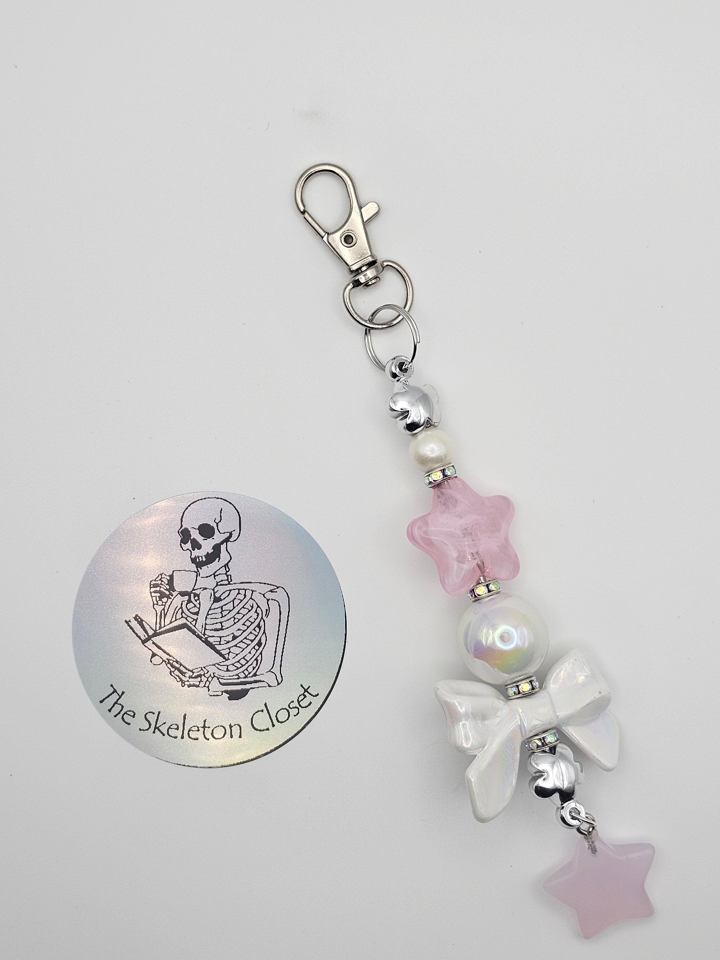 Handmade Beaded Keychain/ Bag Charm