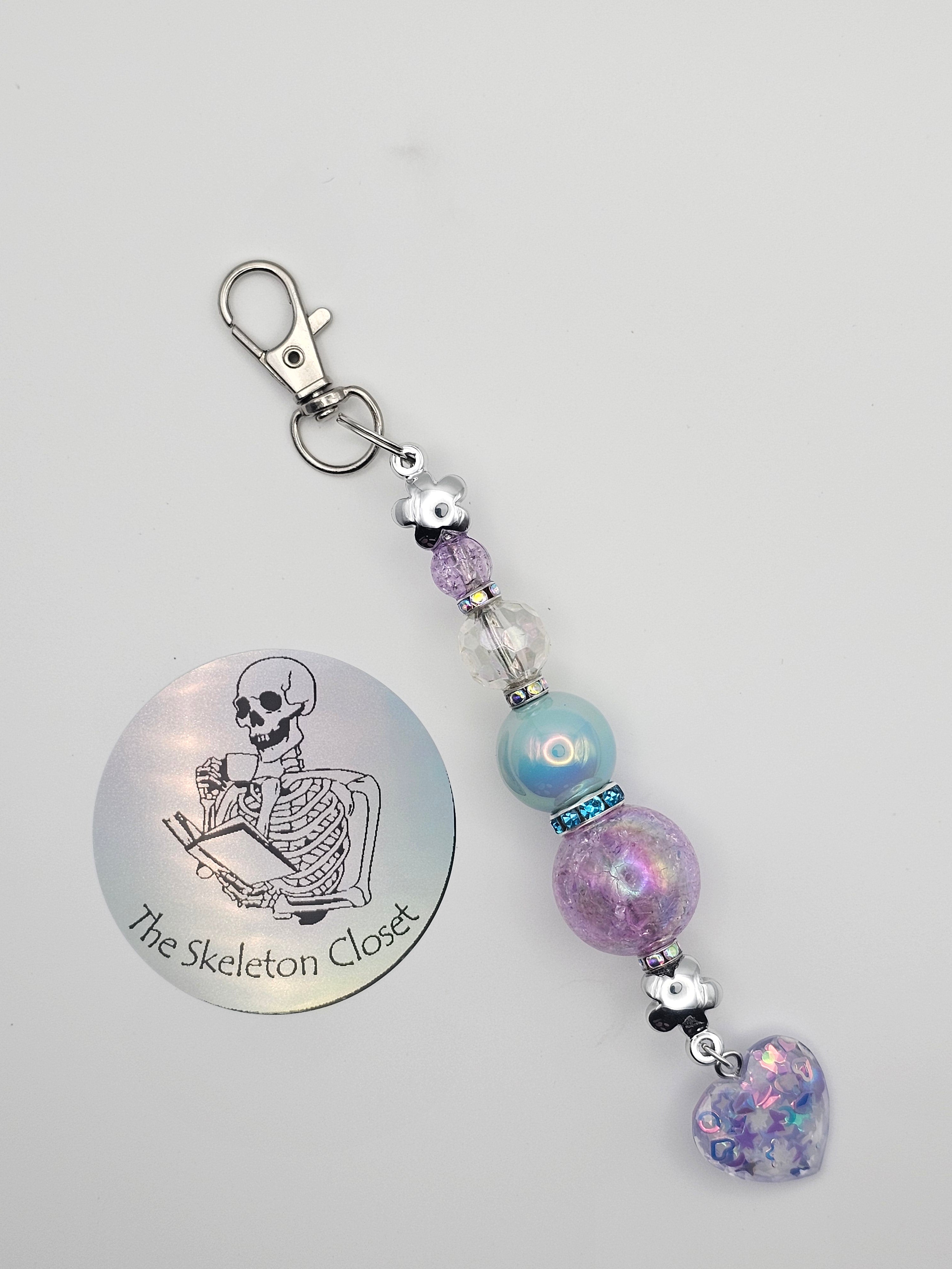 Handmade Beaded Keychain/ Bag Charm