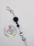 Gothic Beaded Keychain