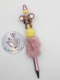Handmade Character Beaded Pen - Mouse