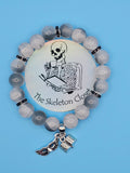 10mm Glass Beaded Stretch Bracelet