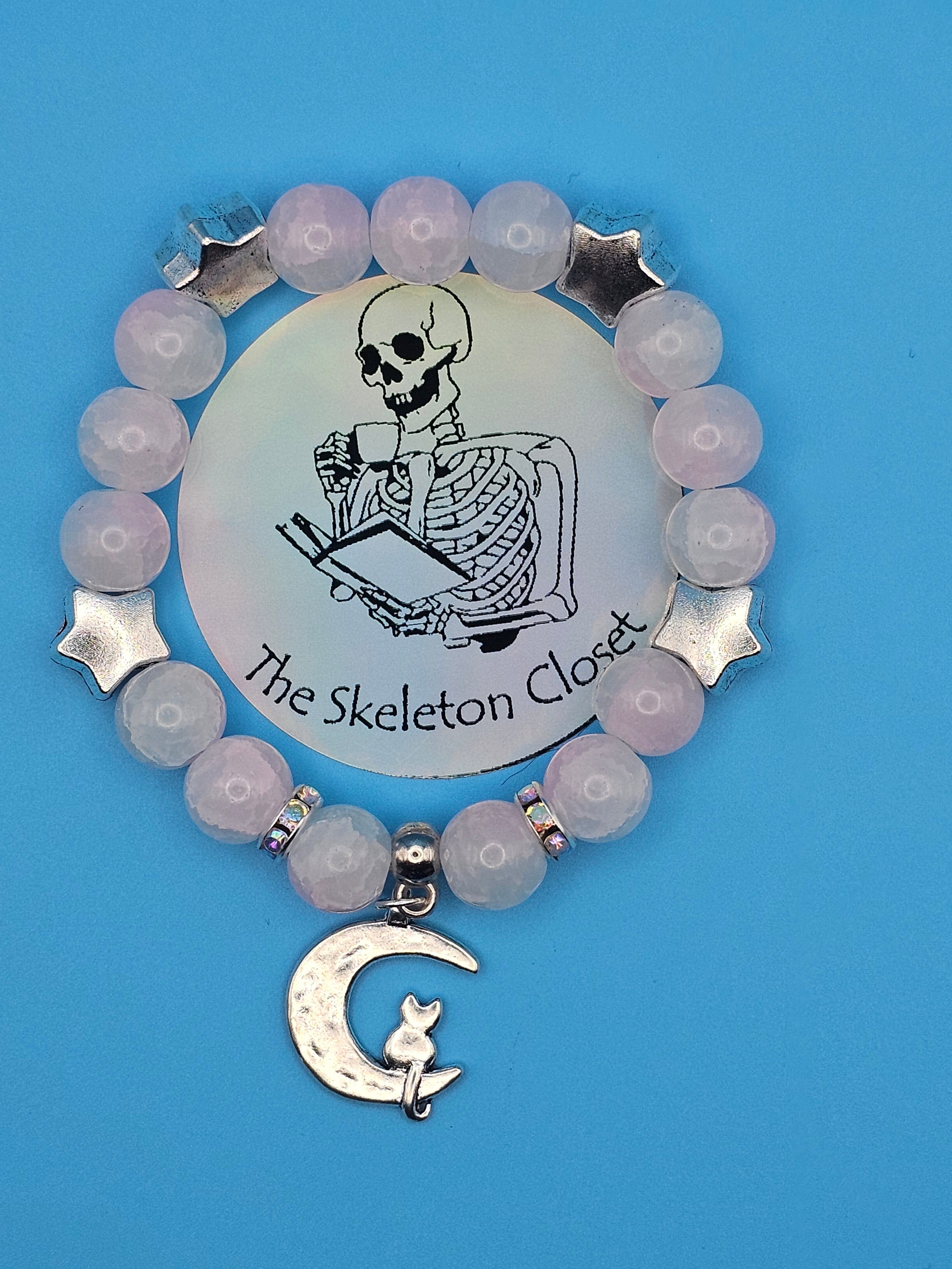 10mm Glass Beaded Stretch Bracelets