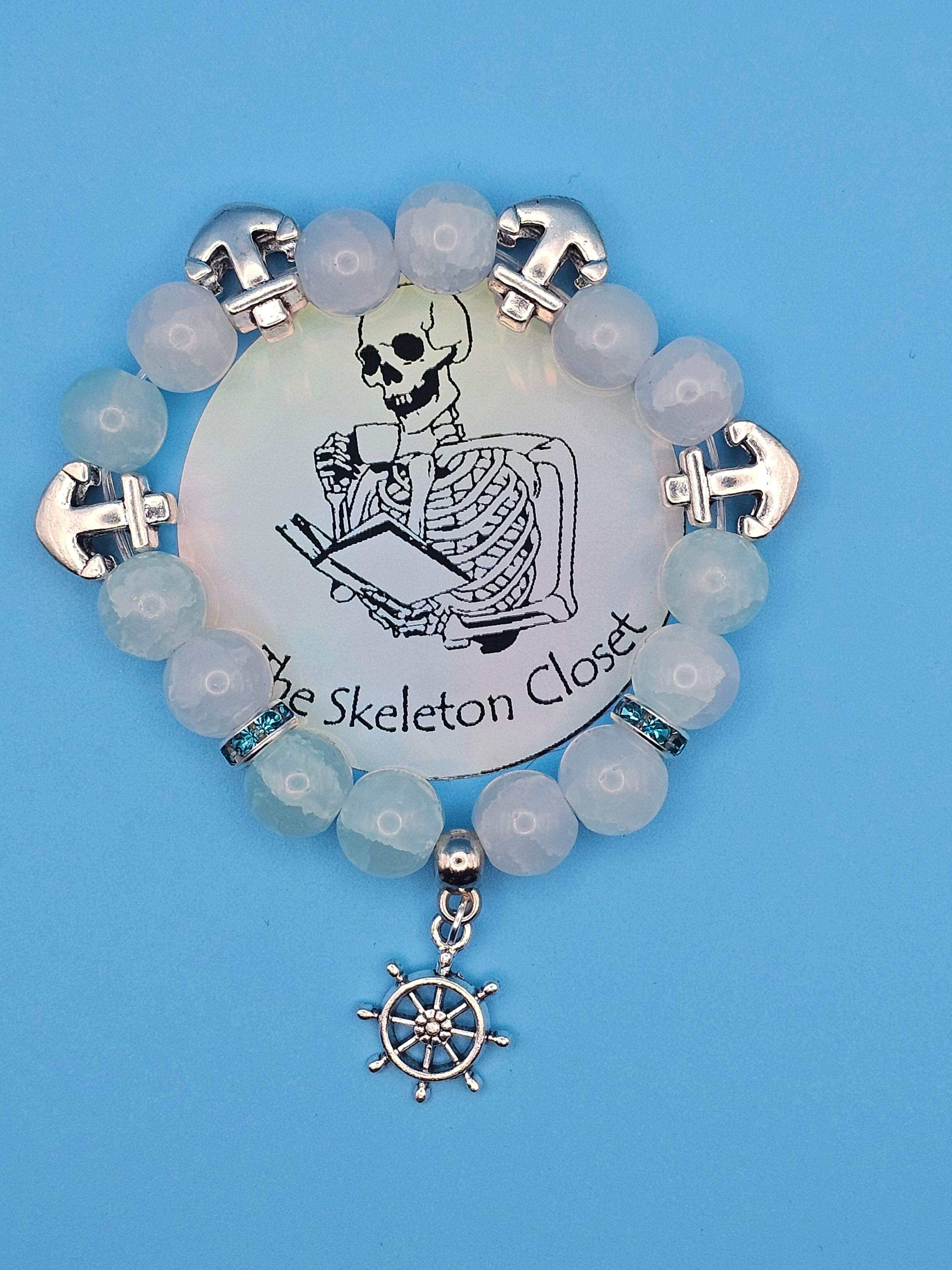 10mm Glass Beaded Stretch Bracelets