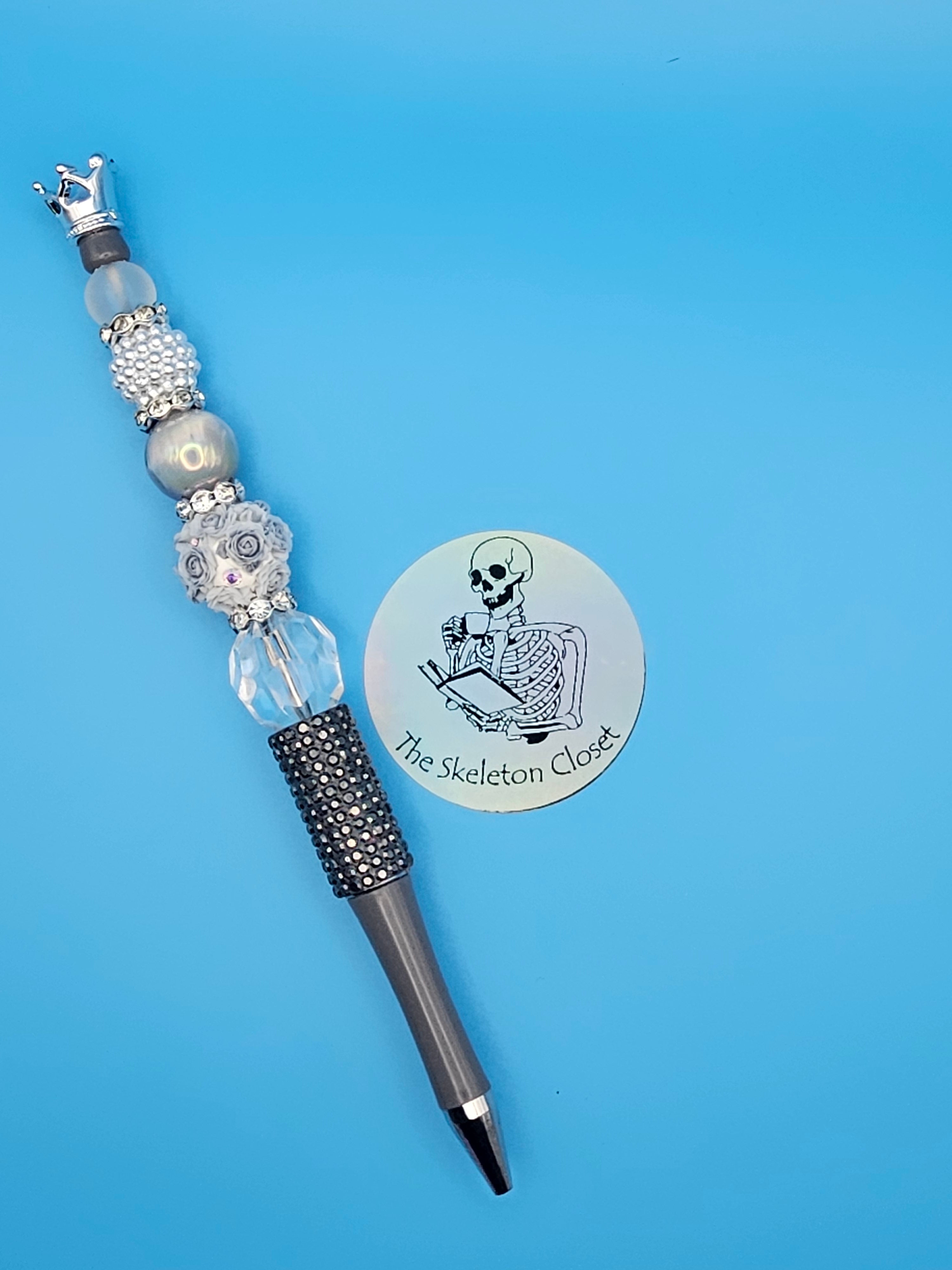 Beaded Fancy Pens - Crown