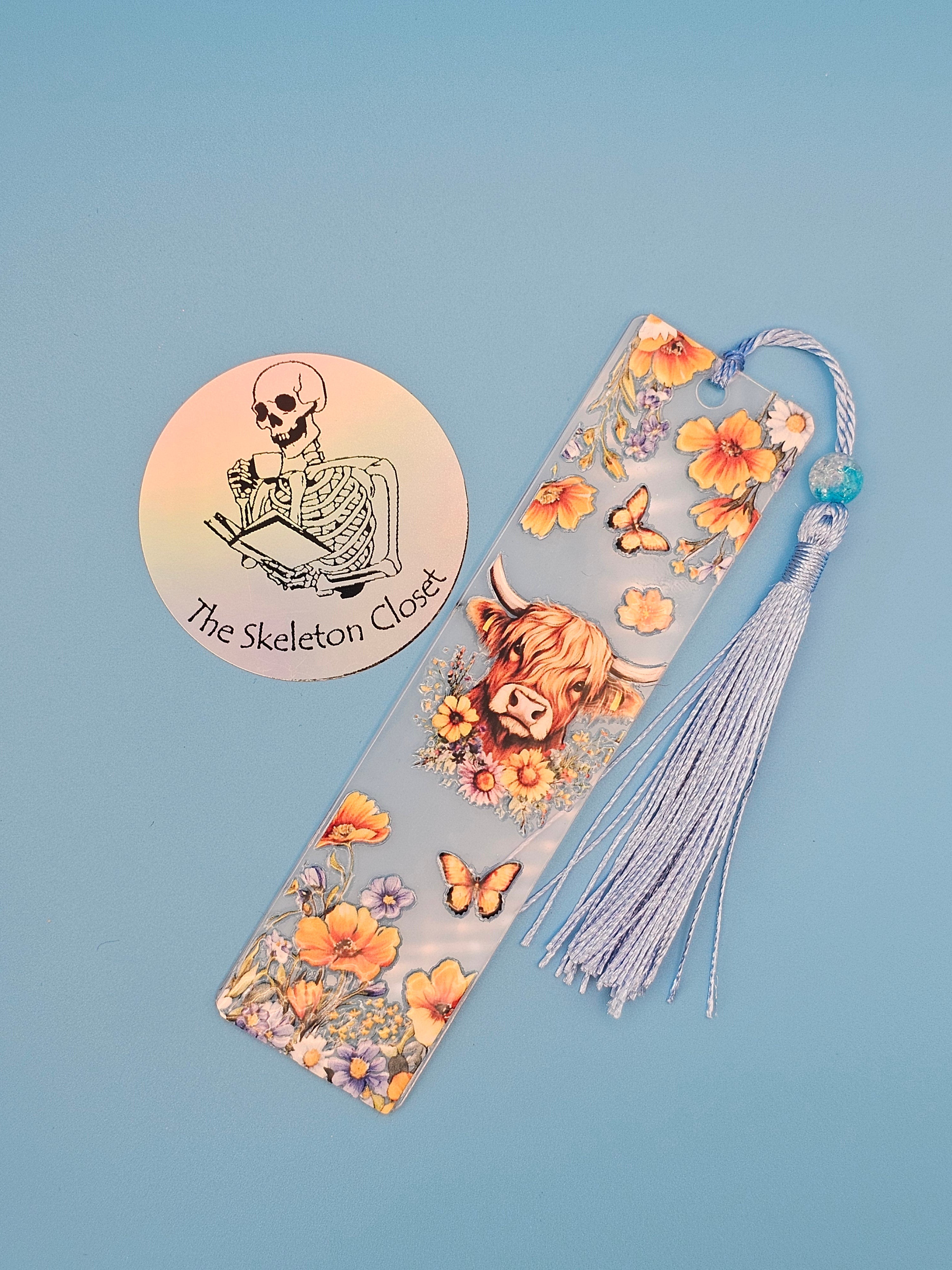 Highland Cow Bookmarks