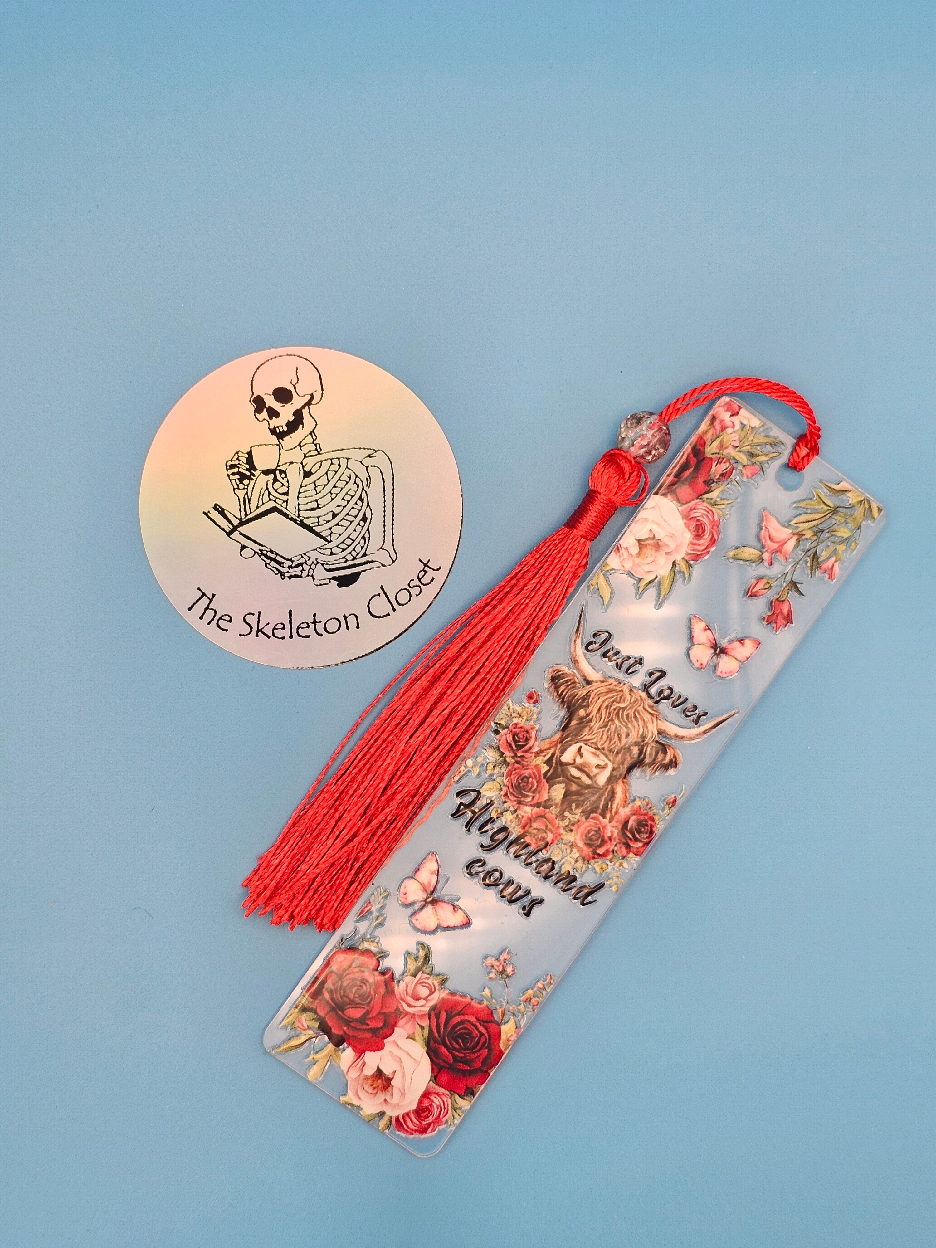 Highland Cow Bookmarks