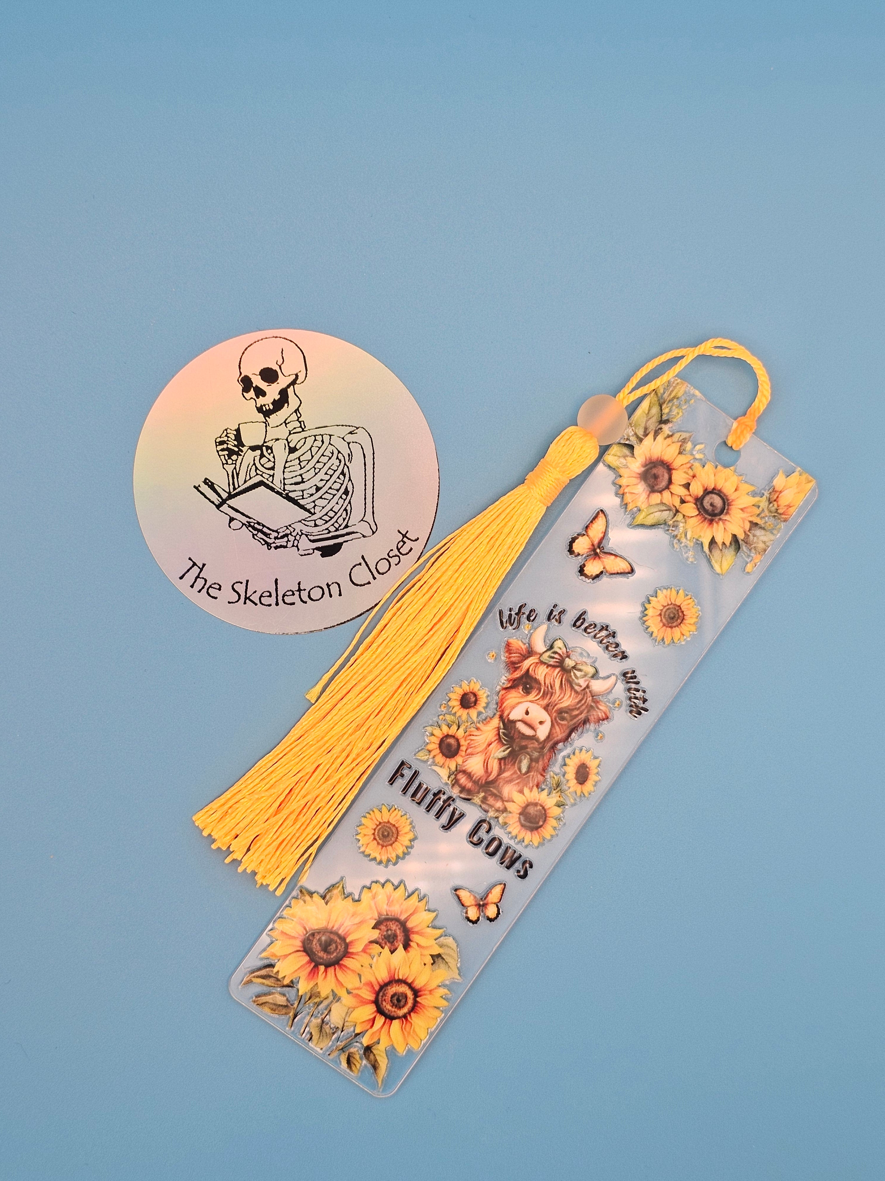 Highland Cow Bookmarks