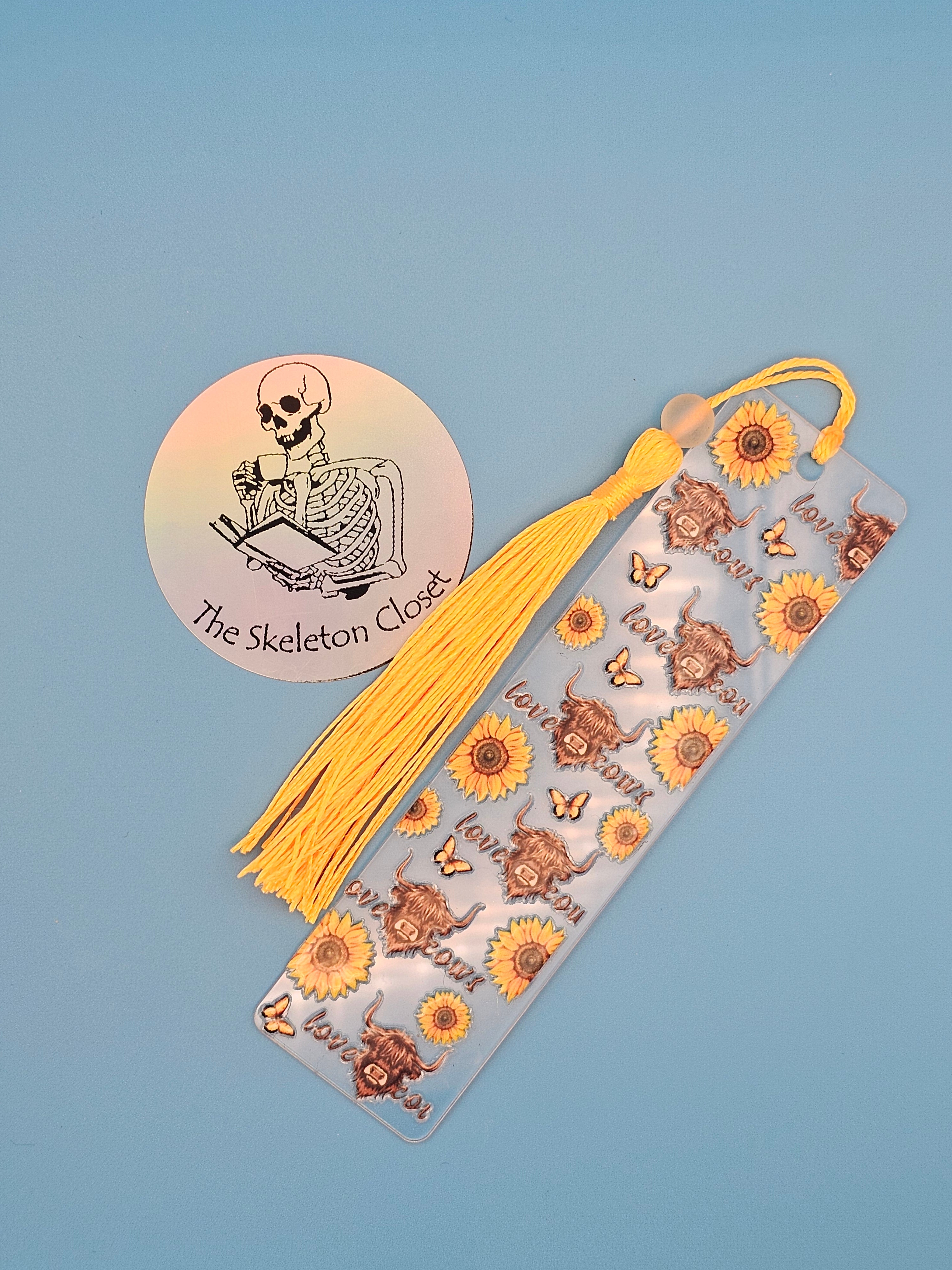 Highland Cow Bookmarks