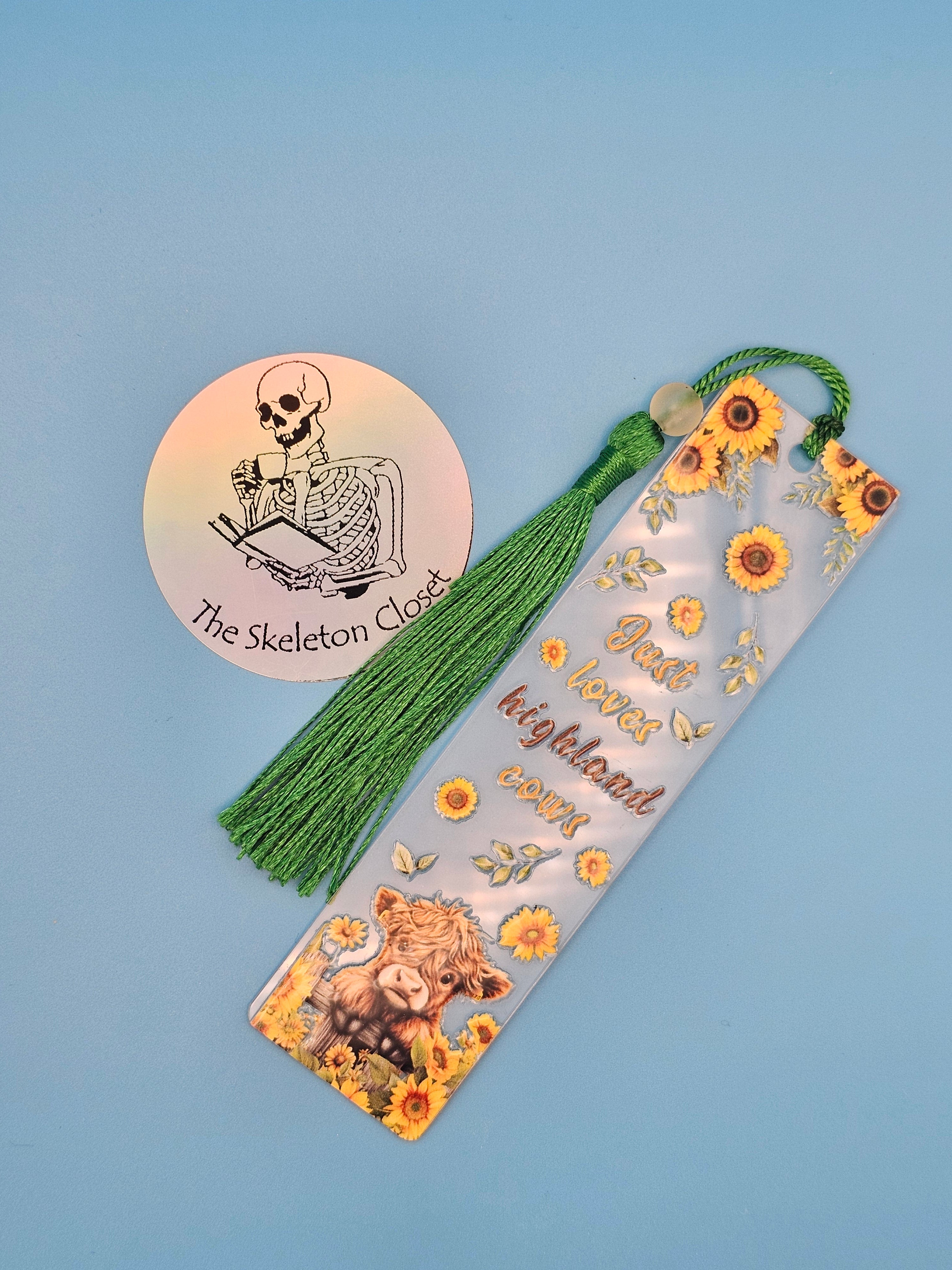 Highland Cow Bookmarks