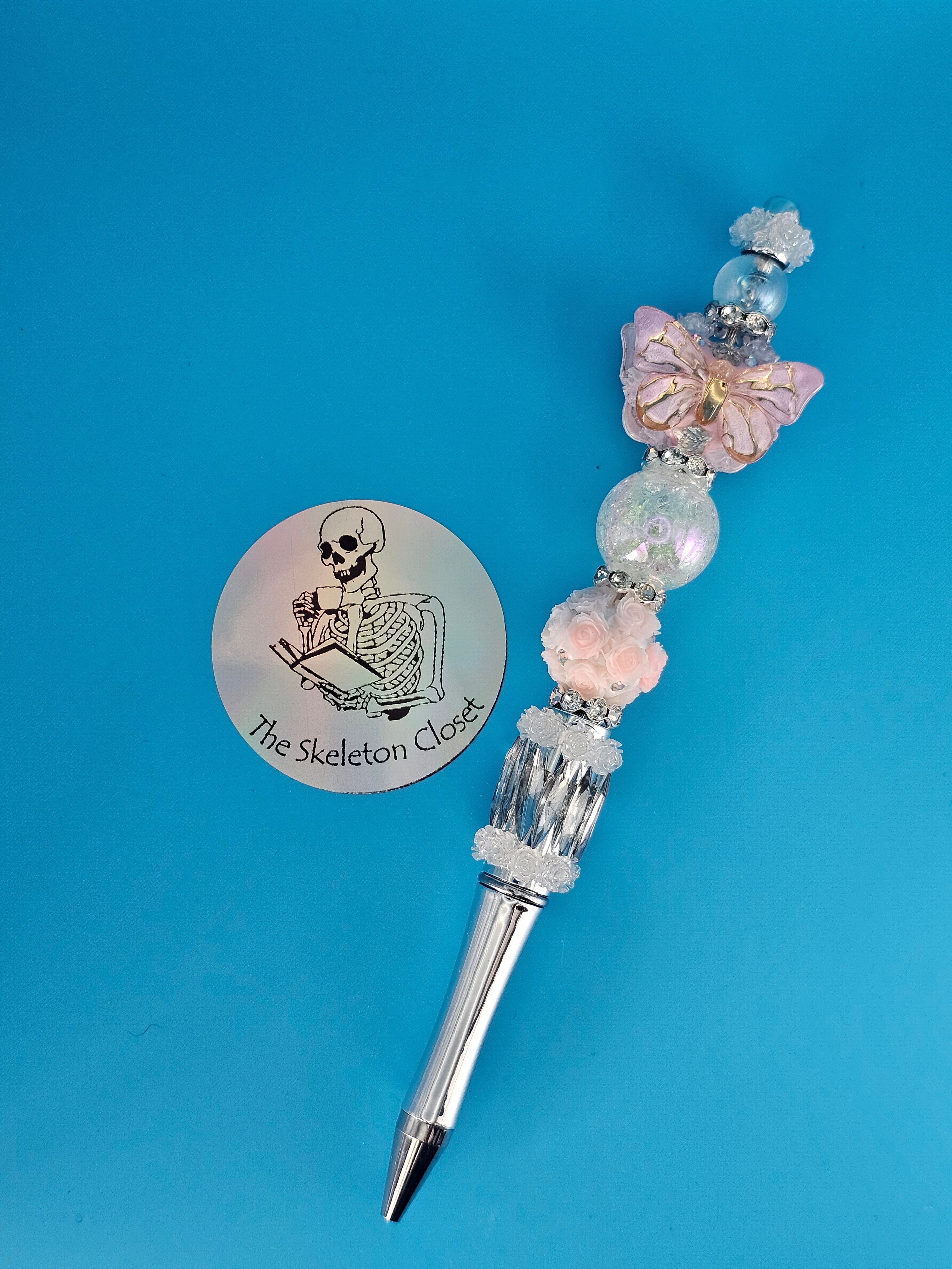 Beaded Fancy Pens - Butterfly