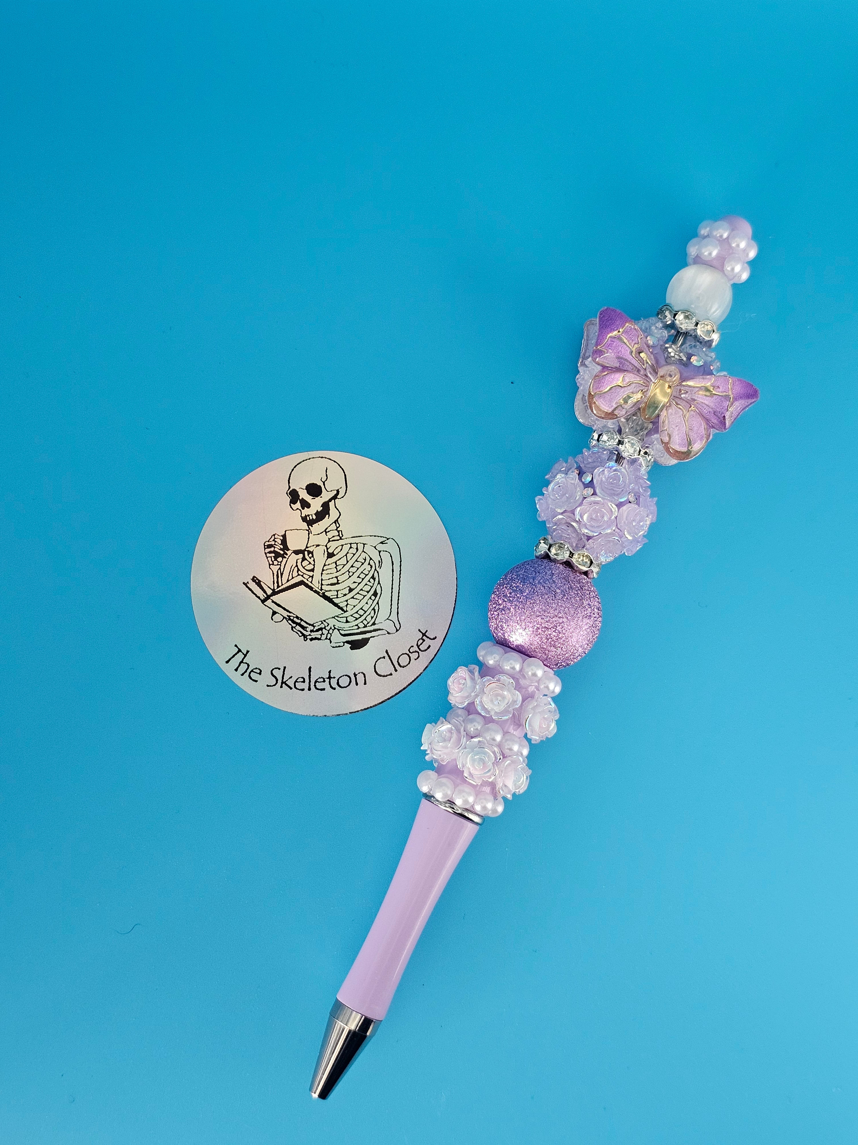 Beaded Fancy Pens - Butterfly